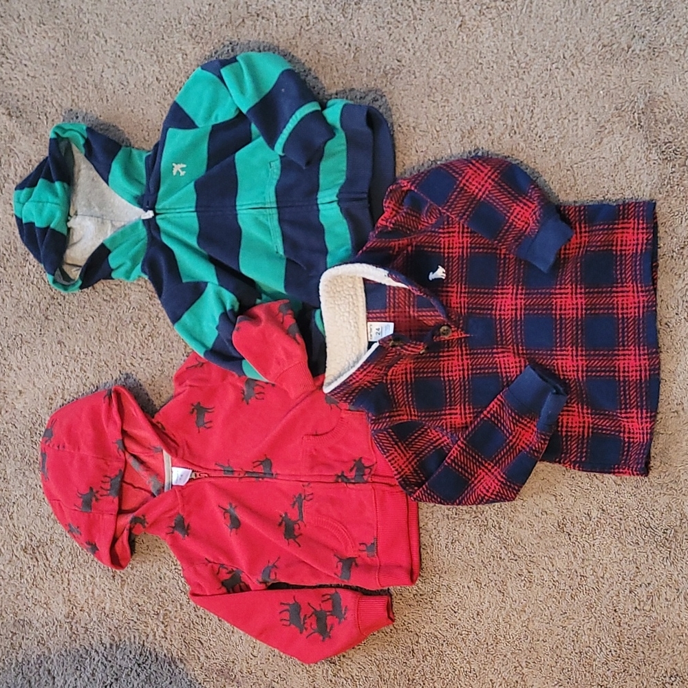 Lot of 24 month carter's sweaters